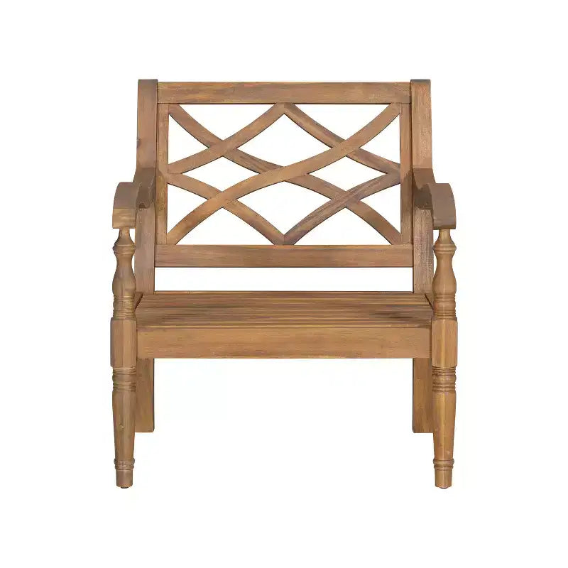 ModernLuxe Fauteuil d'appoint de patio Causeuse d'extérieur Fauteuil club Fauteuil de salon avec coussin doux imperméable et cadre résistant aux intempéries