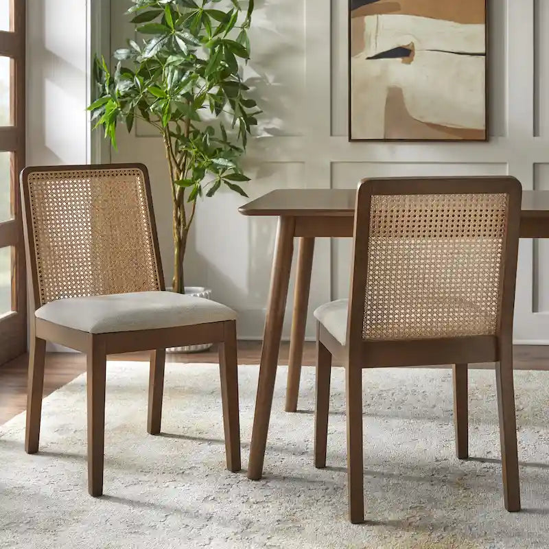 Ensemble de salle à manger en canne Newington Simple Living