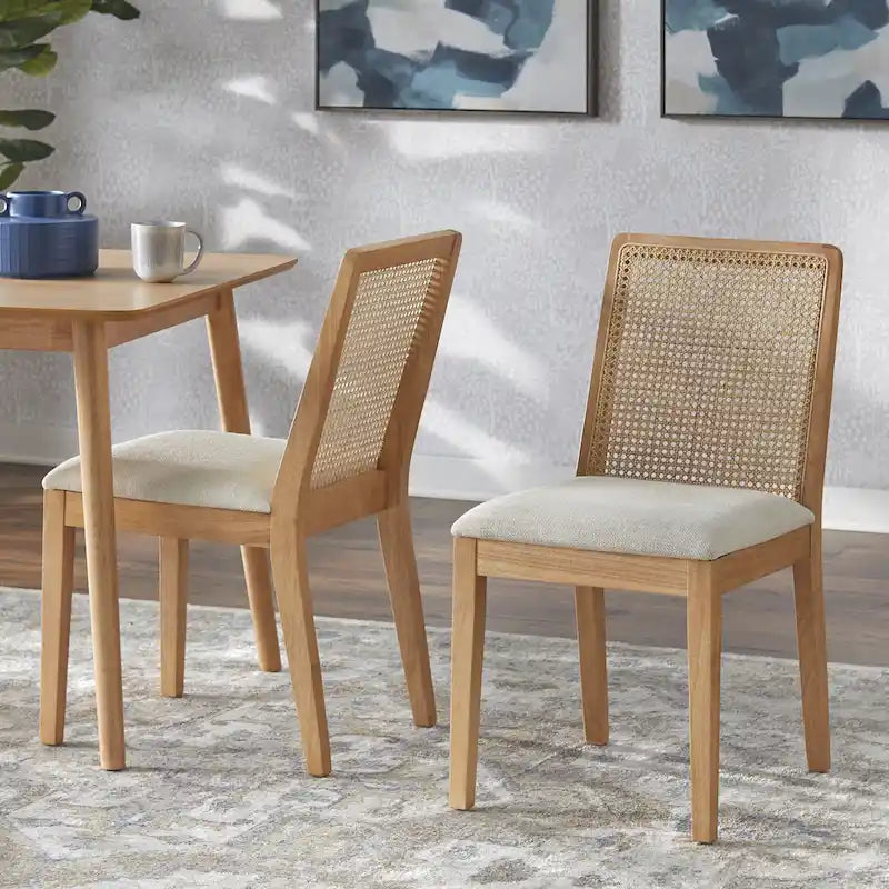 Ensemble de salle à manger en canne Newington Simple Living