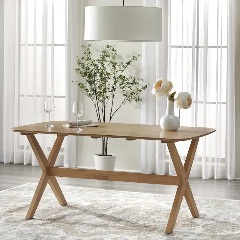 Ensemble repas 5 pièces avec fauteuils en bois massif Baywood de Lifestorey