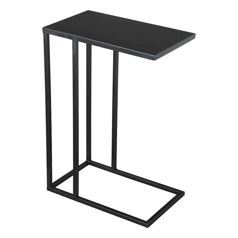 HomeRoots Table d'appoint abstraite en fer noir 24 - 17' X '23.6' X '11