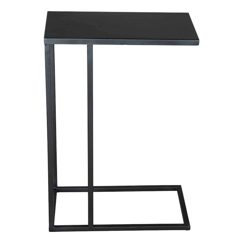 HomeRoots Table d'appoint abstraite en fer noir 24 - 17' X '23.6' X '11