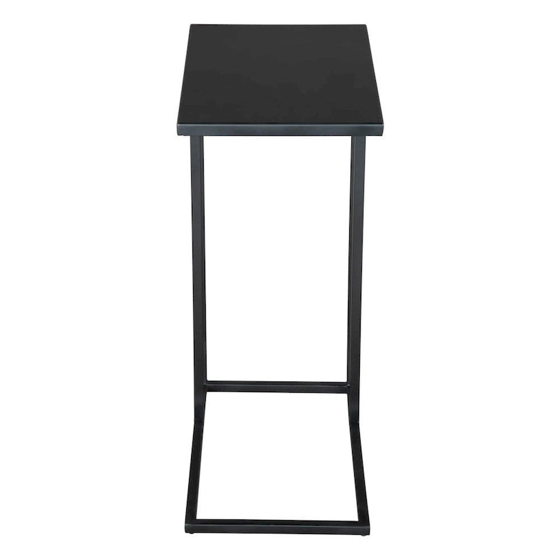 HomeRoots Table d'appoint abstraite en fer noir 24 - 17' X '23.6' X '11