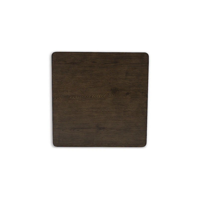 Signature Design by Ashley Veramond Table basse carrée marron foncé - 42 L x 42 P x 18,63 H