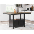 Table de salle à manger rectangulaire Signature Design by Ashley Wildenauer, brun/noir - 60 po L x 38 po P x 36 po H