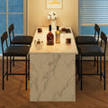 Tabourets de bar lot de 4, tabourets de bar de cuisine avec repose-pieds