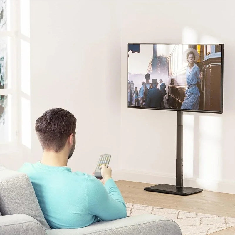Meuble TV au sol avec prise de courant