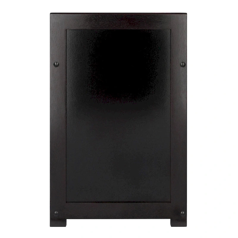 Banc de rangement 4 pièces 3 paniers tressés pliables 37,5 Espresso Chocolat