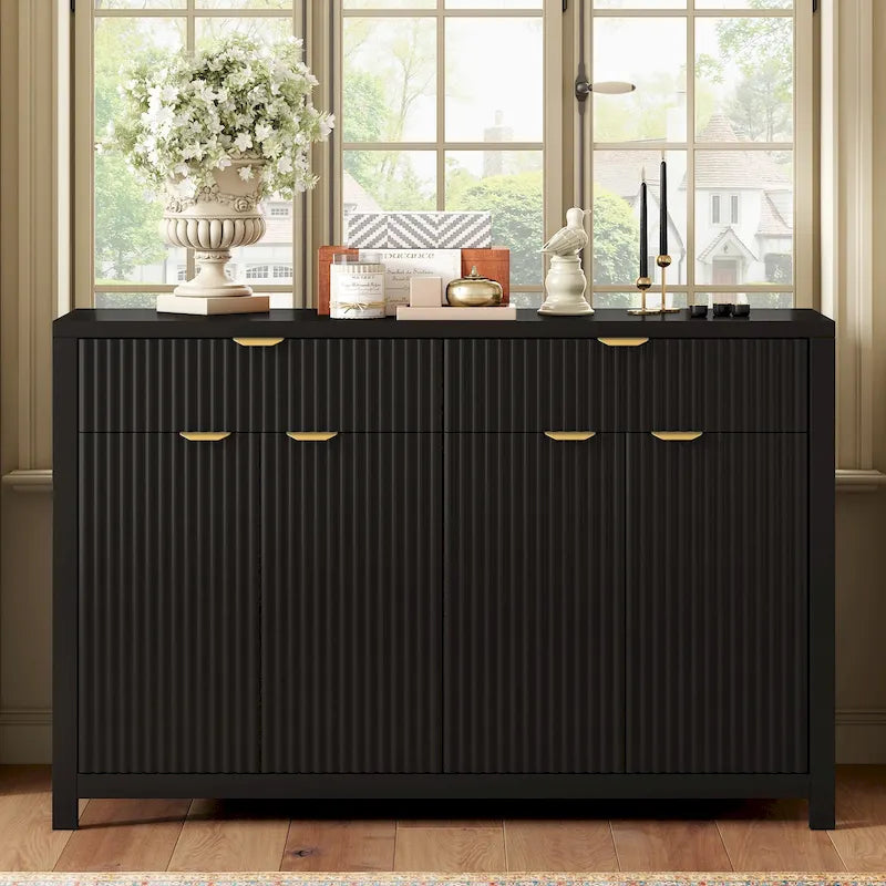 Meuble de rangement avec étagères réglables sur 3 niveaux