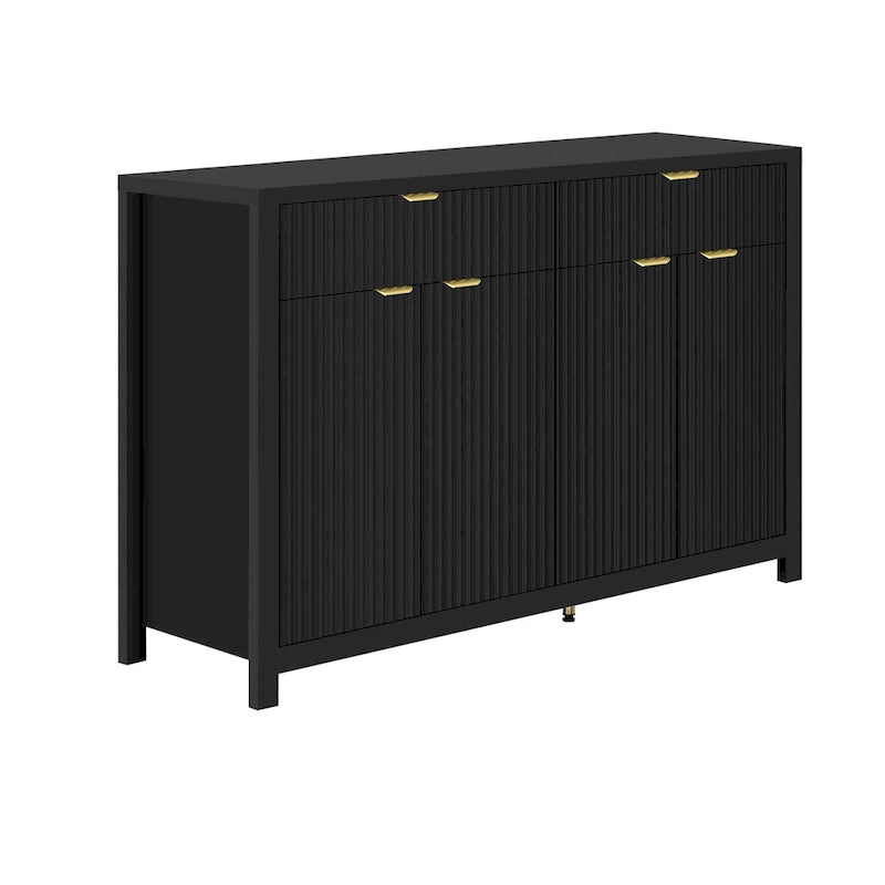 Meuble de rangement avec étagères réglables sur 3 niveaux
