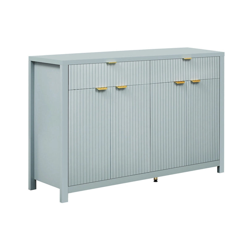 Meuble de rangement avec étagères réglables sur 3 niveaux