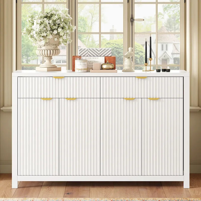 Meuble de rangement avec étagères réglables sur 3 niveaux