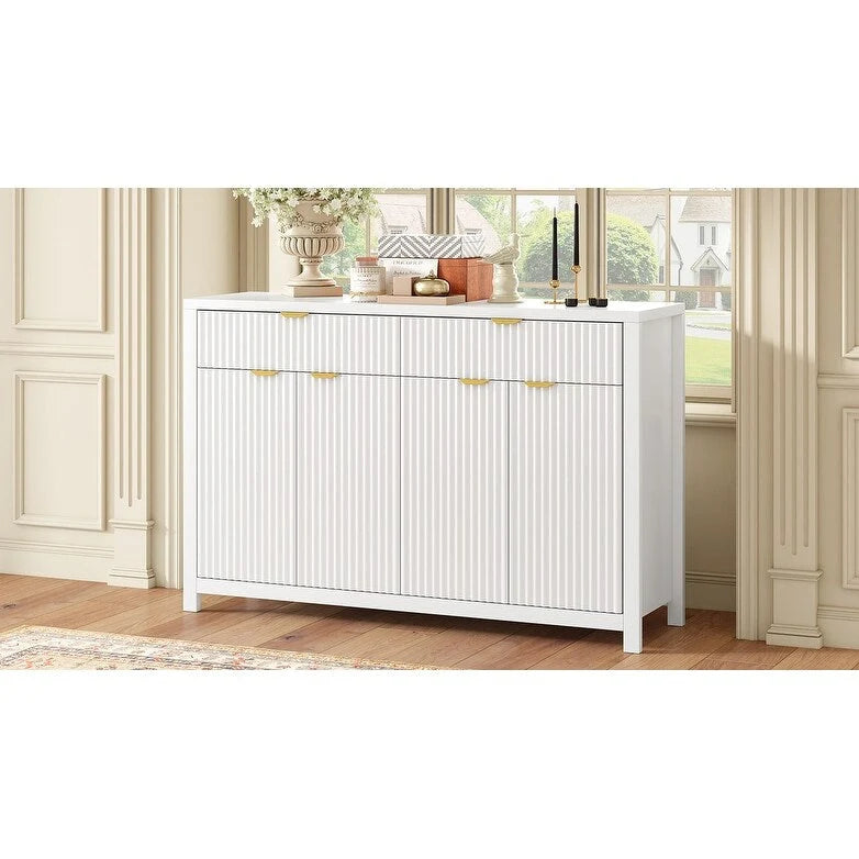 Meuble de rangement avec étagères réglables sur 3 niveaux