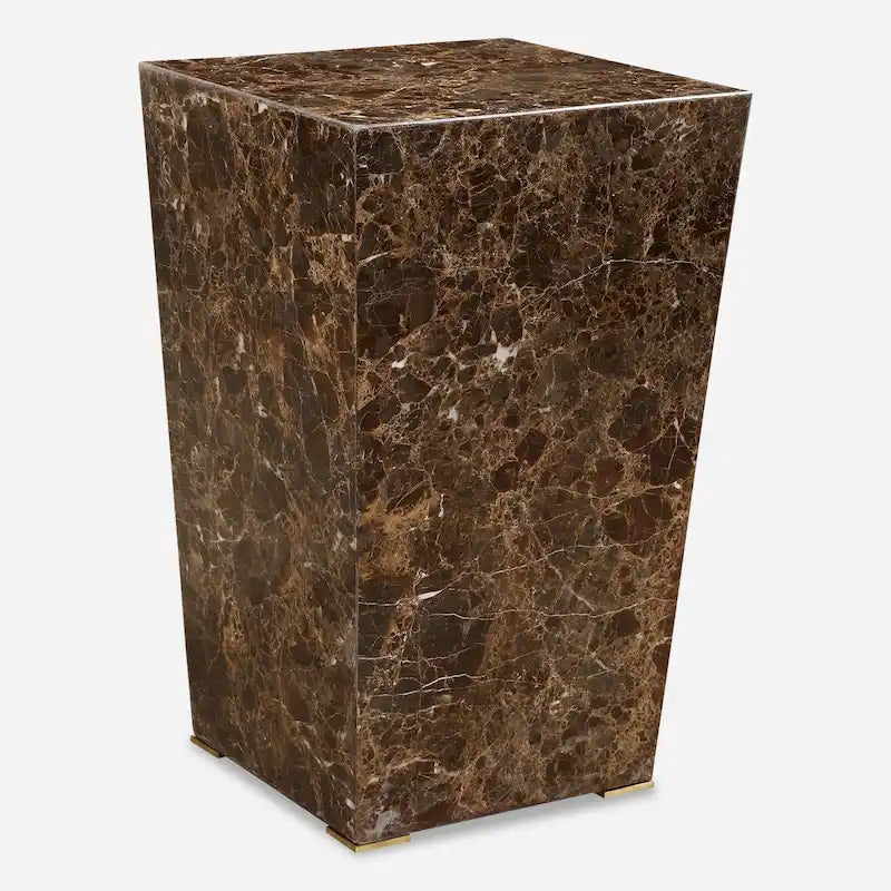 Table d'appoint en marbre Uttermost 24879 Poe, 14 po de large