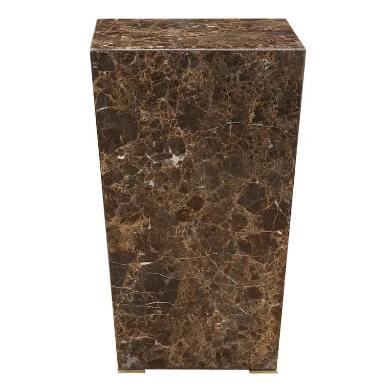 Table d'appoint en marbre Uttermost 24879 Poe, 14 po de large