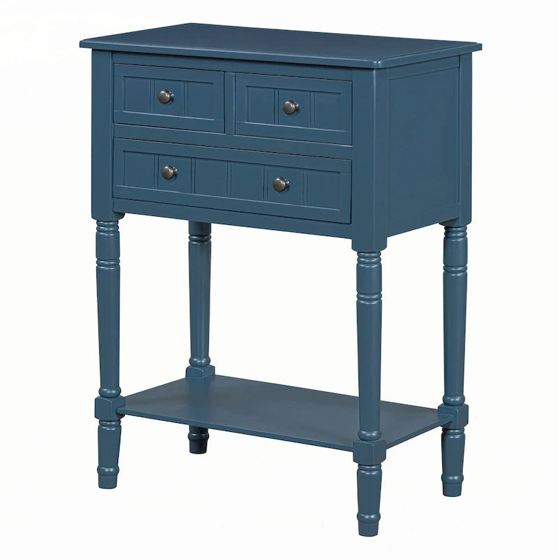 Console étroite (bleu marine)