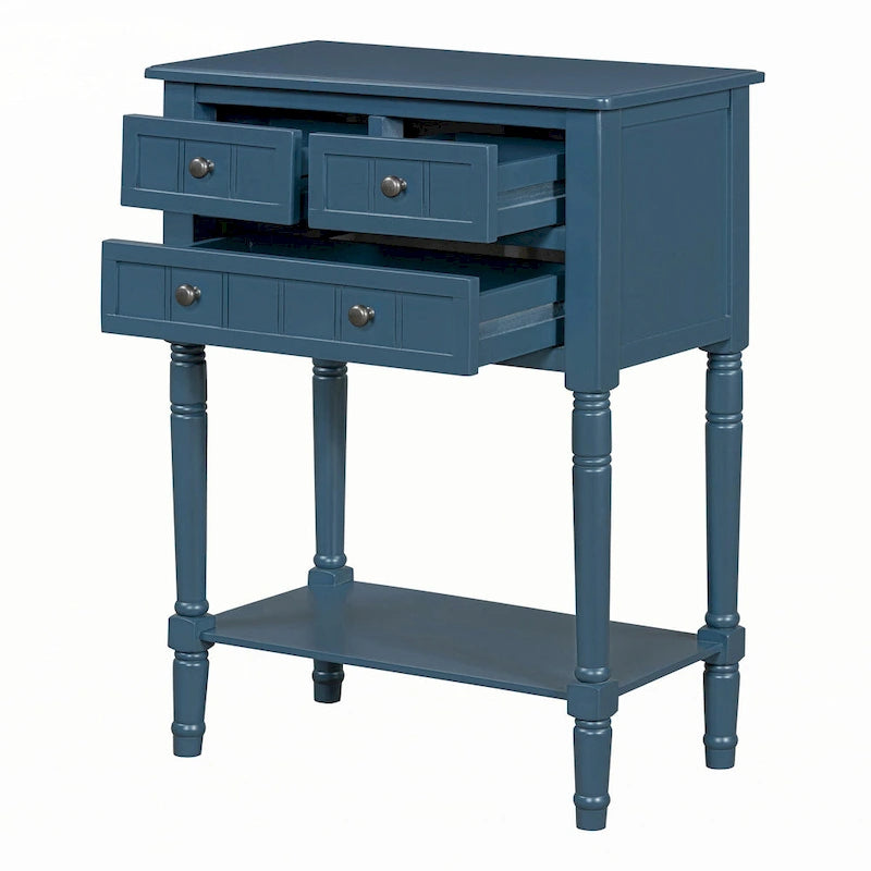 Console étroite (bleu marine)