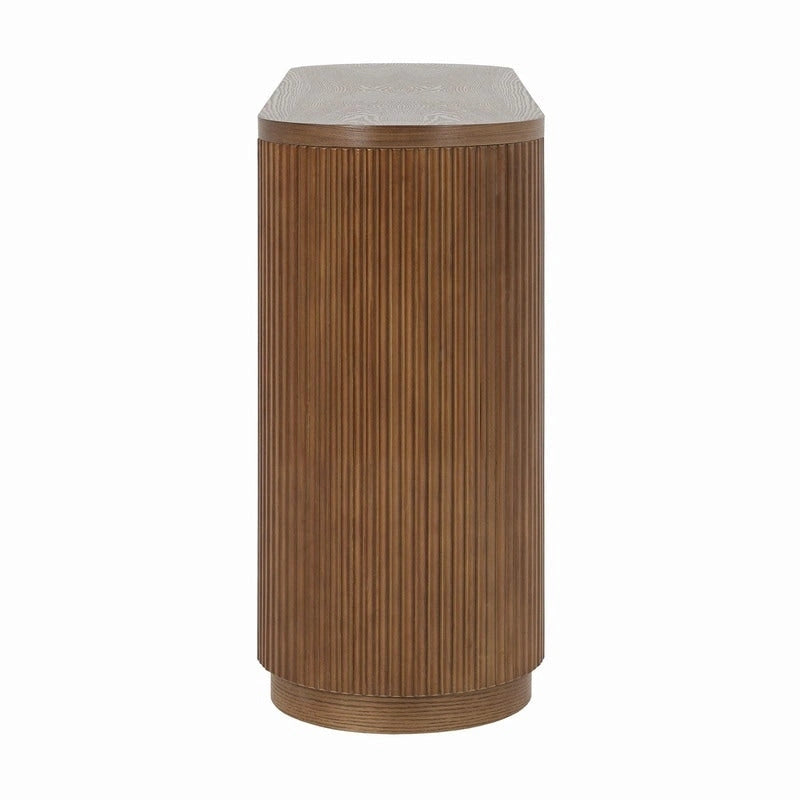 58.9 Table console moderne pour entrée, Table de canapé étroite avec étagère ouverte pour usage multifonctionnel