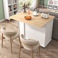 Îlot de cuisine avec abattant (tabouret non inclus)