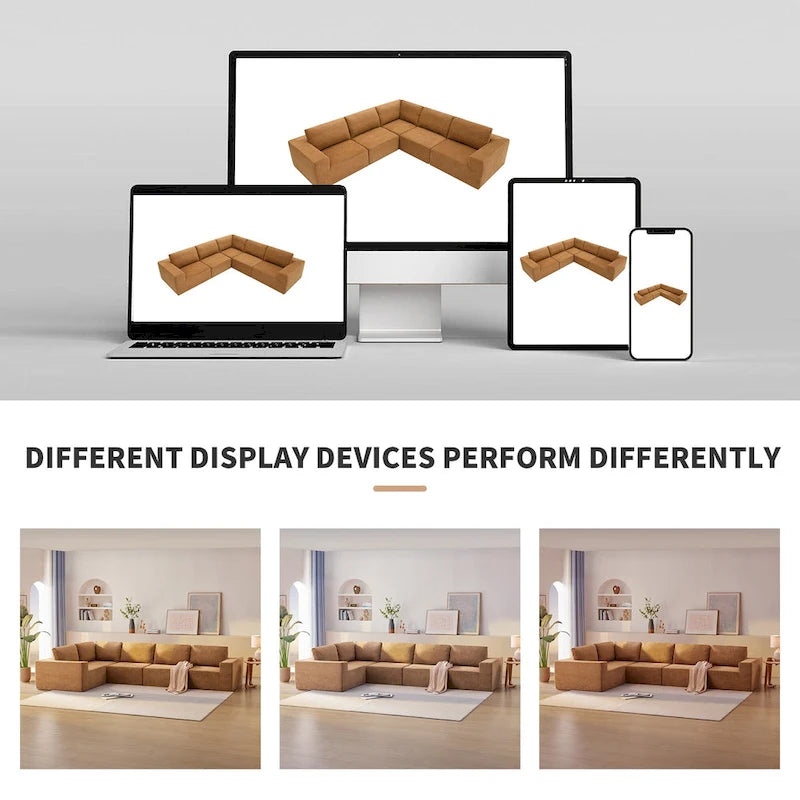 Canapé modulable, canapé d'angle en L, ensemble de canapés Cloud