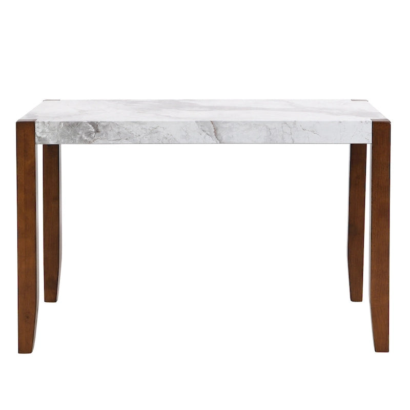 Ensemble de salle à manger moderne 5 pièces avec table rectangulaire et chaises