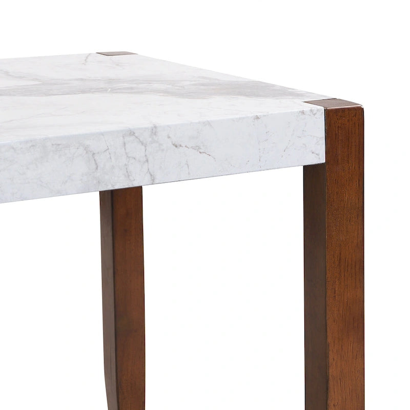 Ensemble de salle à manger moderne 5 pièces avec table rectangulaire et chaises