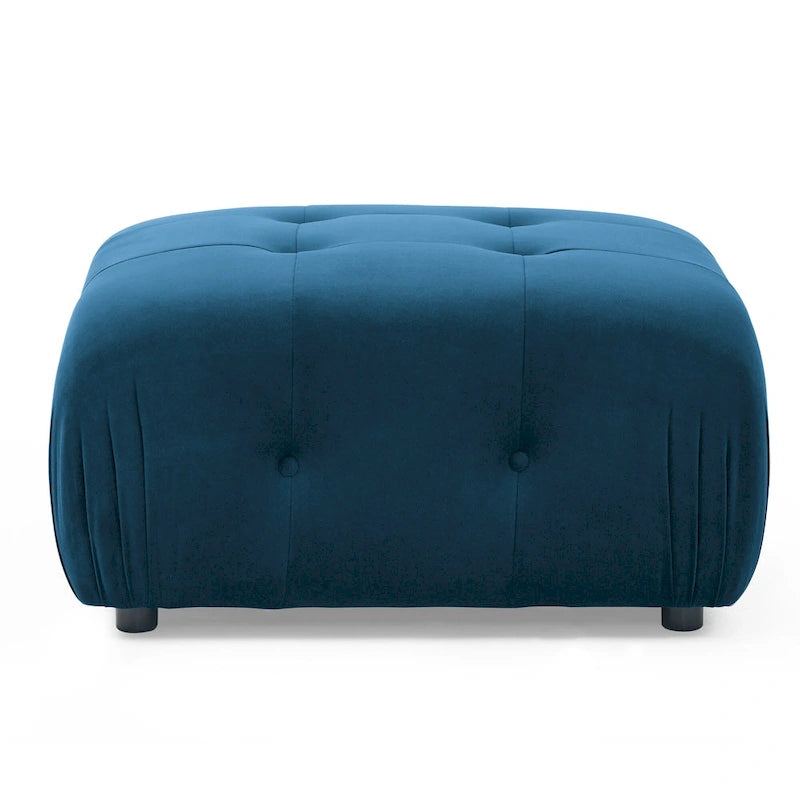 Canapé d'angle modulable 4 places Blue 93 avec pouf réversible