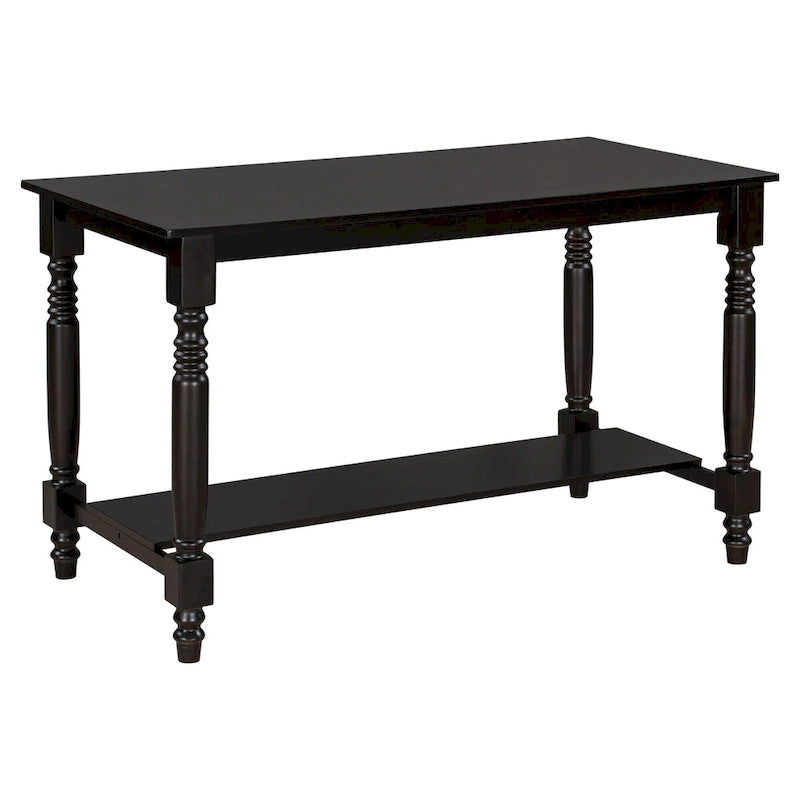 Ensemble table de salle à manger en bois 6 pièces hauteur comptoir vintage avec 4 chaises