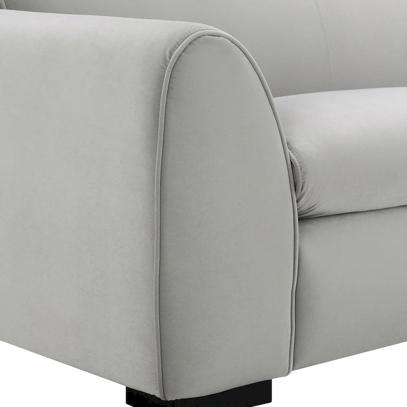 Canapé de style banquette moderne Corwin de Furniture of America avec tissu certifié OEKO TEX