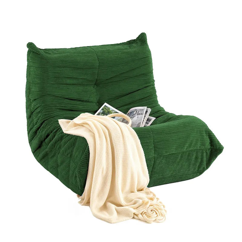 Fauteuil Poire Moasis avec Mousse à Mémoire de Forme, Canapé de Sol Paresseux pour Adultes et Enfants