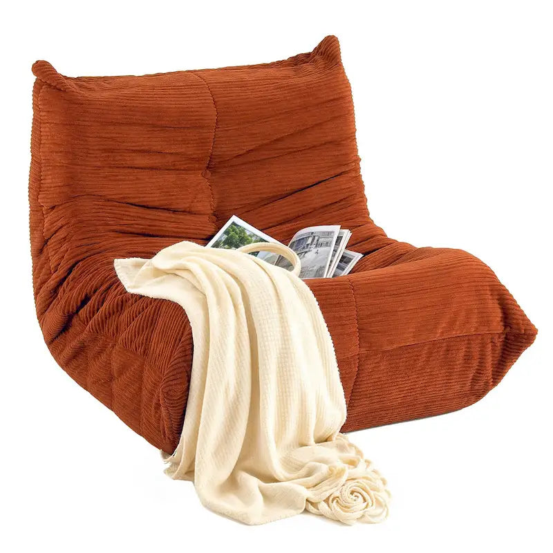 Fauteuil Poire Moasis avec Mousse à Mémoire de Forme, Canapé de Sol Paresseux pour Adultes et Enfants