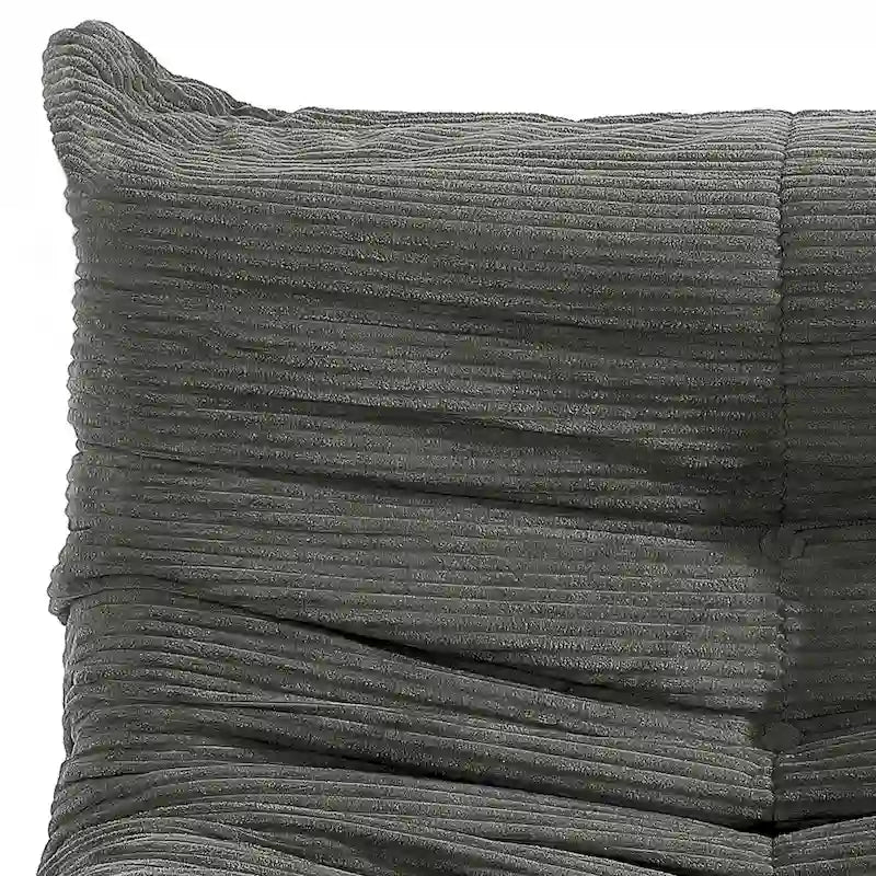 Fauteuil Poire Moasis avec Mousse à Mémoire de Forme, Canapé de Sol Paresseux pour Adultes et Enfants