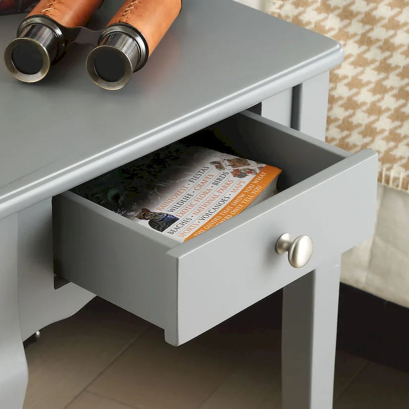 Table d'appoint de rangement en bois à 1 tiroir Daniella par iNSPIRE Q Bold