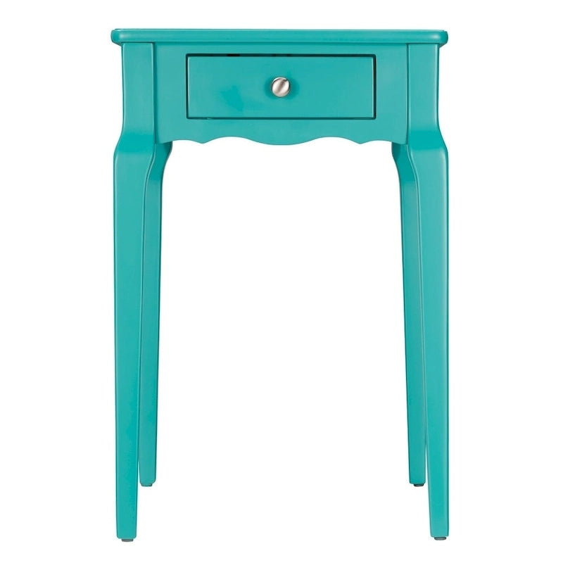 Table d'appoint de rangement en bois à 1 tiroir Daniella par iNSPIRE Q Bold