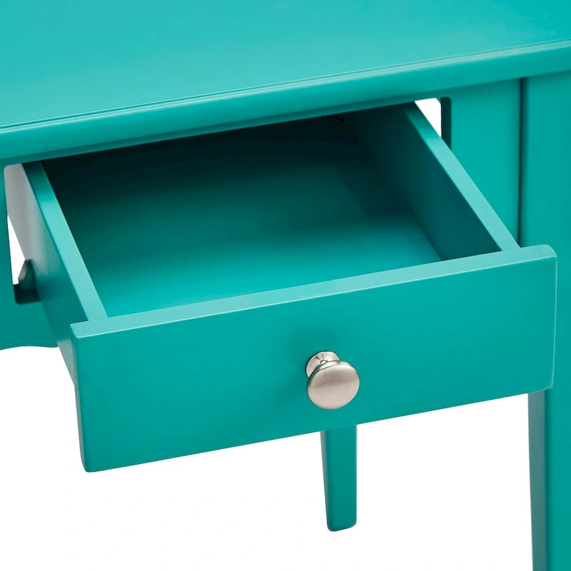 Table d'appoint de rangement en bois à 1 tiroir Daniella par iNSPIRE Q Bold