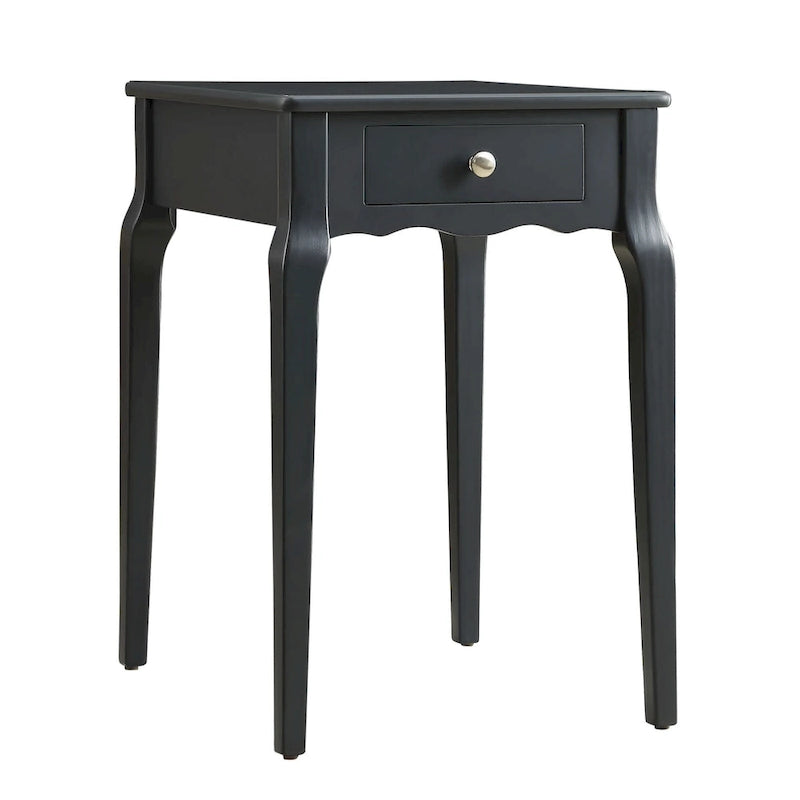 Table d'appoint de rangement en bois à 1 tiroir Daniella par iNSPIRE Q Bold