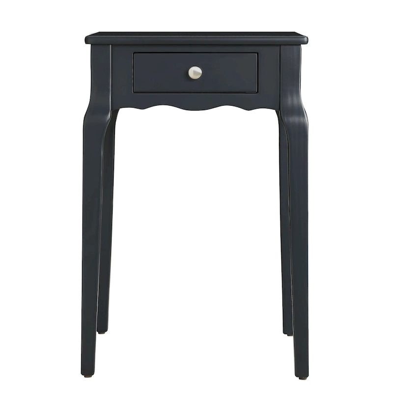 Table d'appoint de rangement en bois à 1 tiroir Daniella par iNSPIRE Q Bold