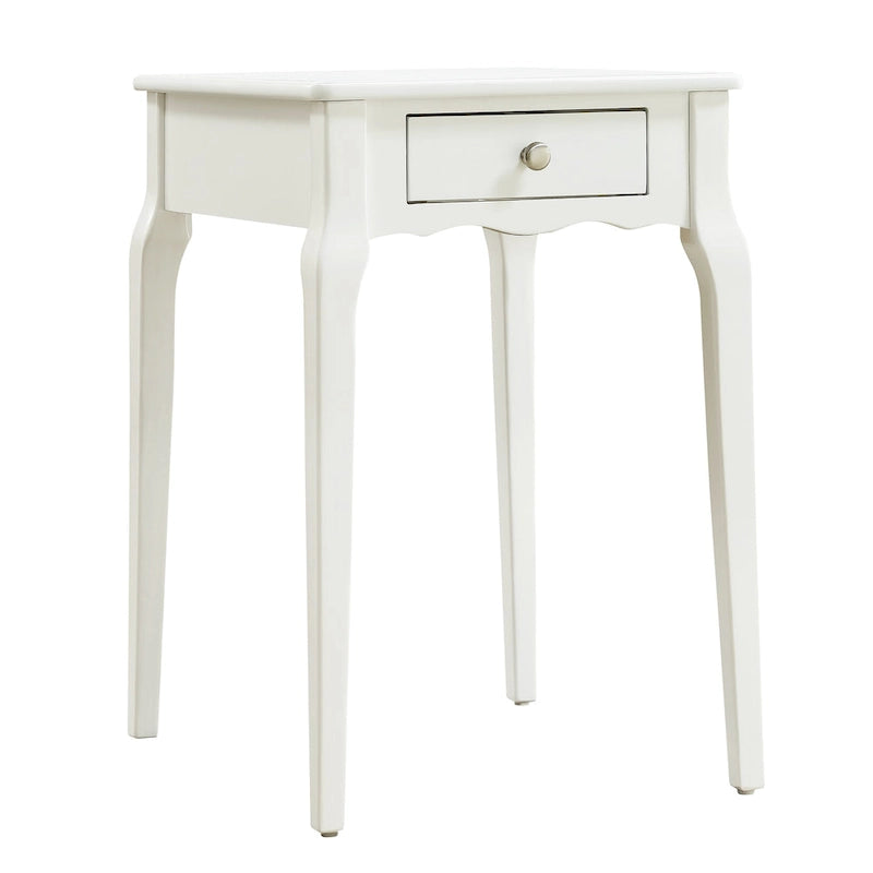 Table d'appoint de rangement en bois à 1 tiroir Daniella par iNSPIRE Q Bold