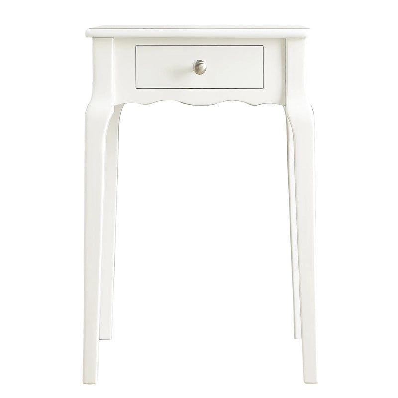Table d'appoint de rangement en bois à 1 tiroir Daniella par iNSPIRE Q Bold