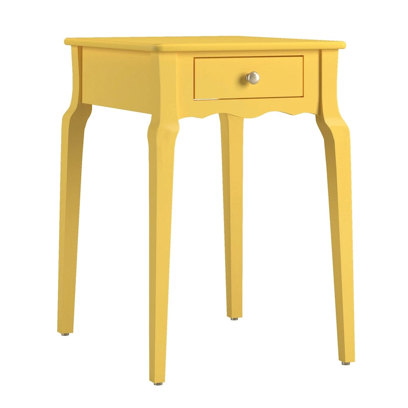 Table d'appoint de rangement en bois à 1 tiroir Daniella par iNSPIRE Q Bold
