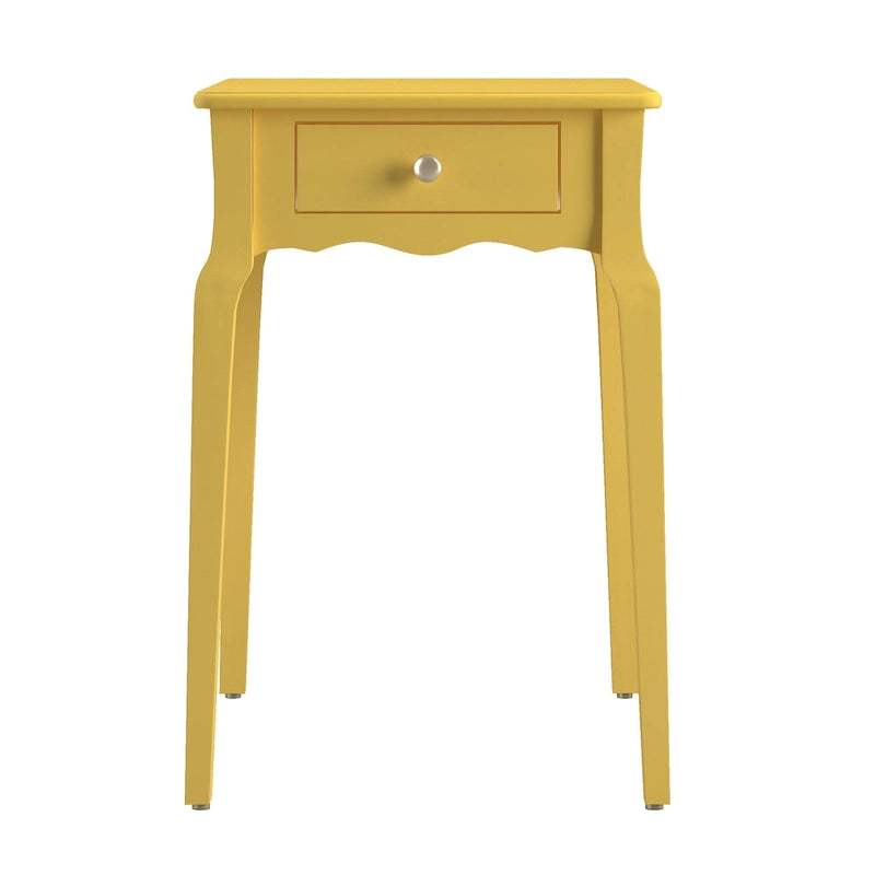 Table d'appoint de rangement en bois à 1 tiroir Daniella par iNSPIRE Q Bold