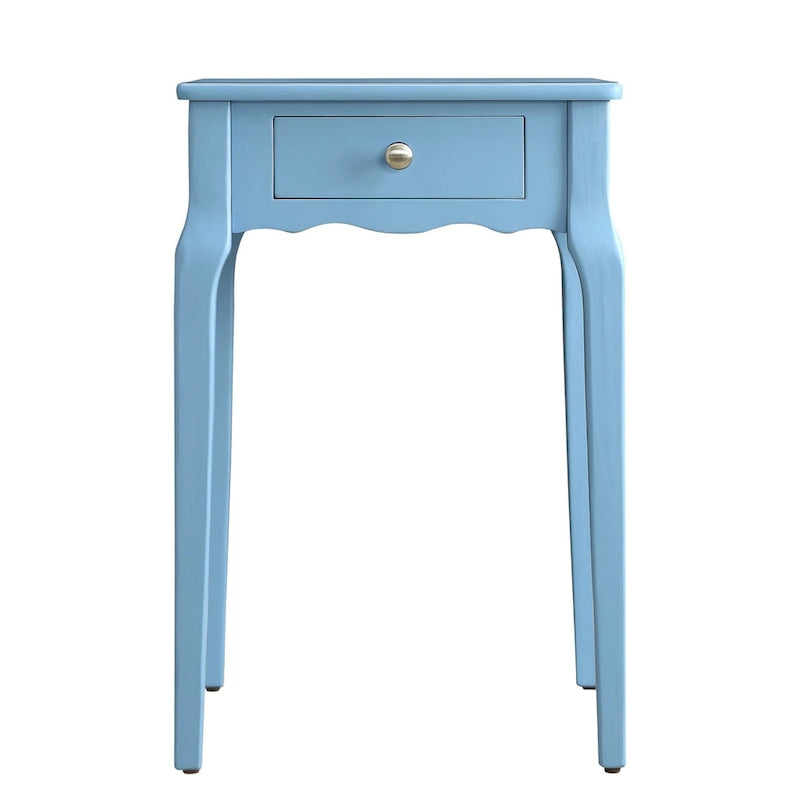 Table d'appoint de rangement en bois à 1 tiroir Daniella par iNSPIRE Q Bold