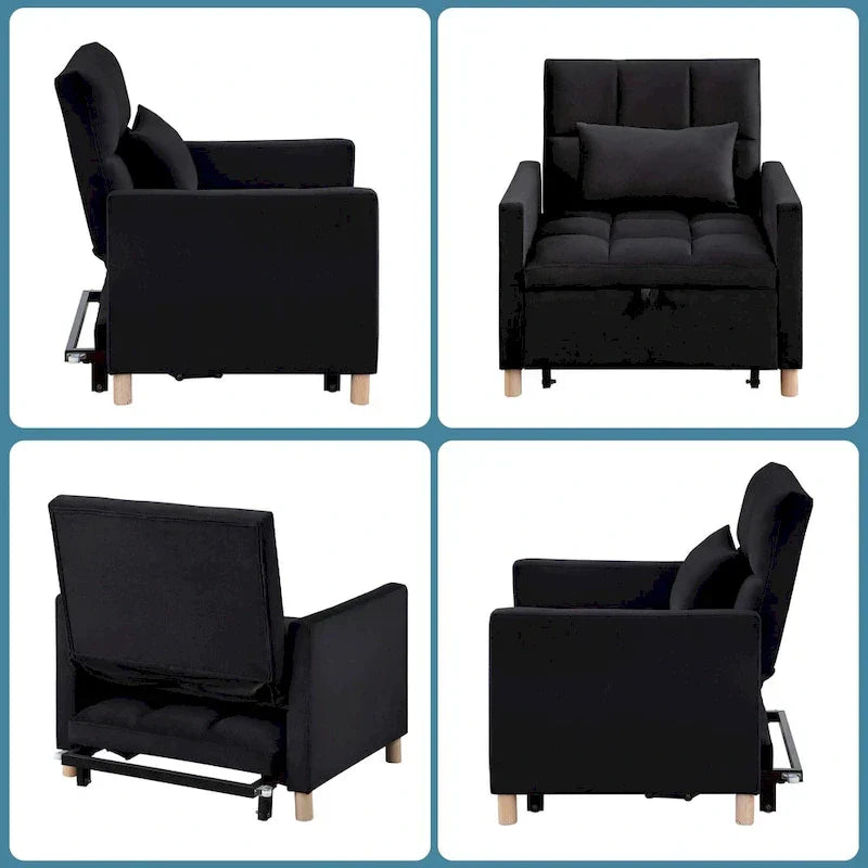 Aukfa Canapé-Lit Convertible une Place avec Oreiller