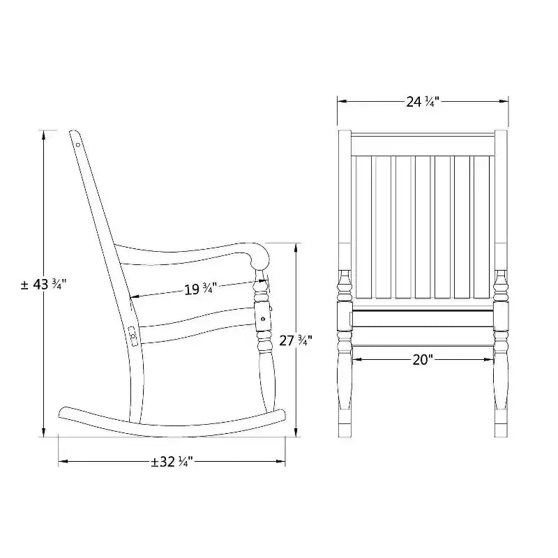 Fauteuil à bascule surdimensionné Sonoma Lane Morton