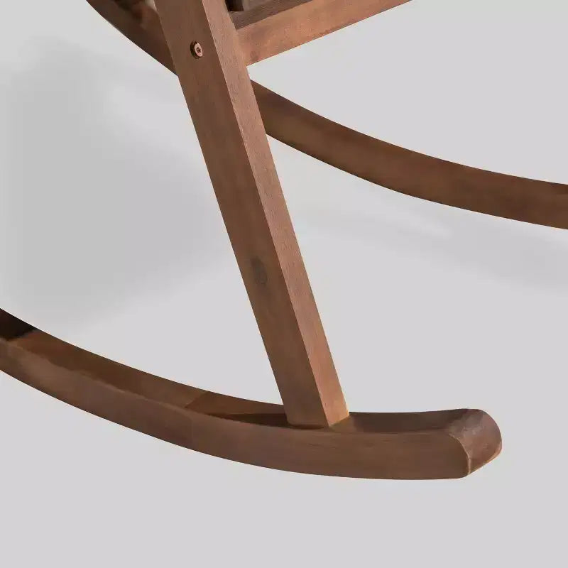 Fauteuil à bascule de terrasse en bois d'acacia Gus - Christopher Knight Home