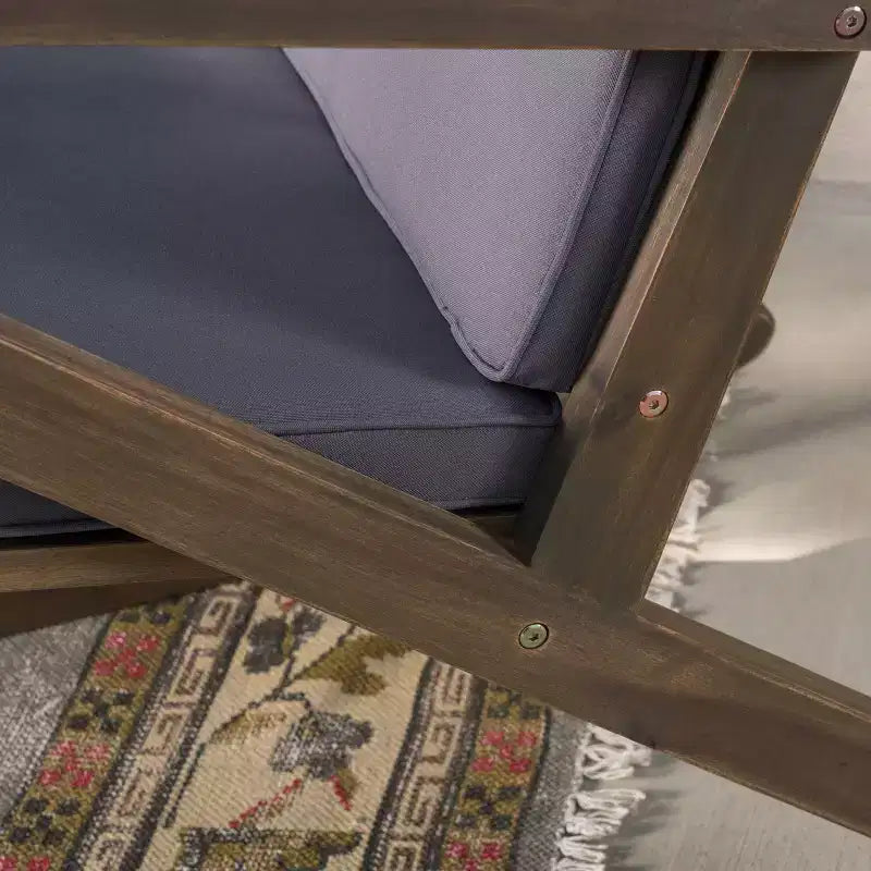 Fauteuil à bascule de terrasse en bois d'acacia Gus - Christopher Knight Home