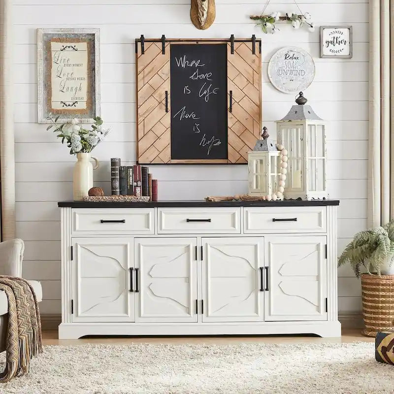 Buffet de ferme, Bar à café, Bar à vin pour salle à manger - S.O.