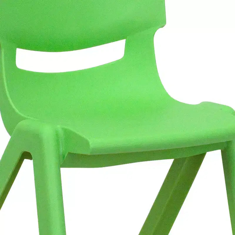 Flash Furniture Lot de 4 Chaises d'école empilables en plastique, hauteur d'assise 30,5 cm