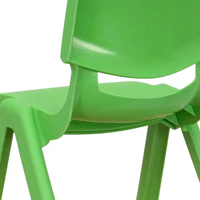 Flash Furniture Lot de 4 Chaises d'école empilables en plastique, hauteur d'assise 30,5 cm