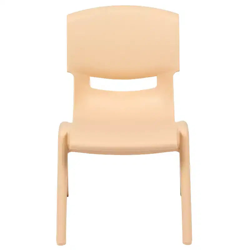 Flash Furniture Lot de 4 Chaises d'école empilables en plastique, hauteur d'assise 30,5 cm
